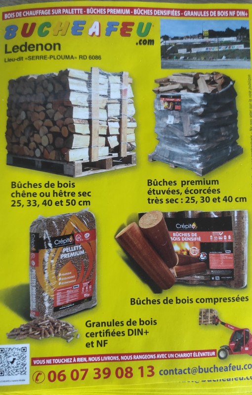 vente de bois de chauffage sur palette pour particulier et professionnel sur Montélimar proche de Bollène