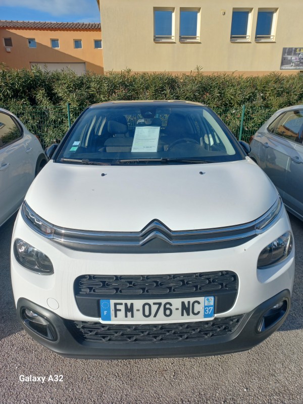 vente voiture d'occasion Citroën C3 110 chevaux puretech shine business sur Bernis à côté de Sommières