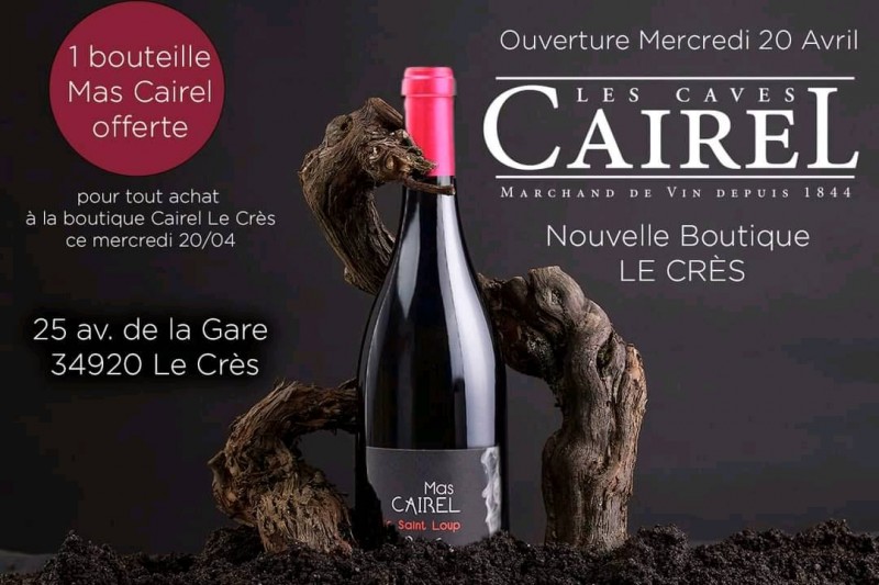 Acheter bouteille de champagne fraîche et de vin de la région sur le Crès proche de Montpellier Hérault 34