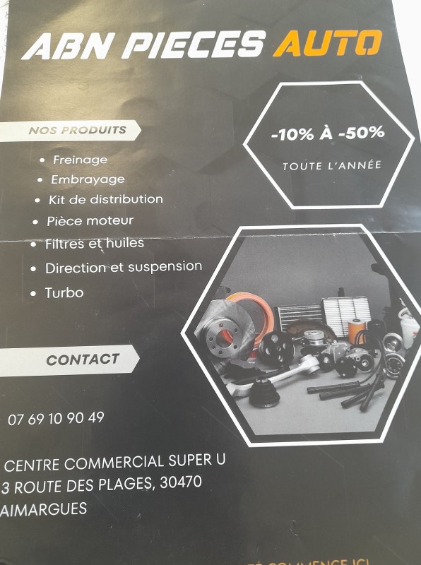 vente de pièces auto neuves pour garage indépendants aimargues dans le gard
