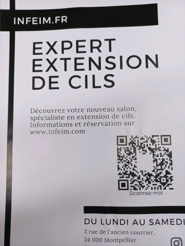 Où trouver un expert en extension de cils Cartier écusson à Montpellier dans l'Hérault 34
