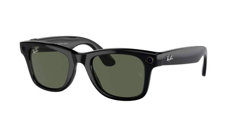 Lunettes META Ray-Ban exposées en boutique