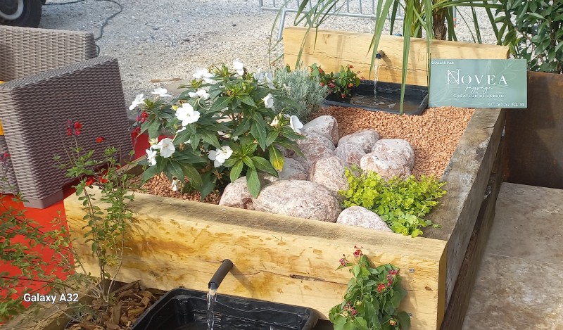 conception paysagère pour création de jardin et réalisation de terrasse sur Nîmes proche de Sommières