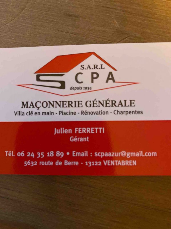 Maçonnerie générale de la rénovation à la construction faites appel à la SARL SCP à Aix en provence