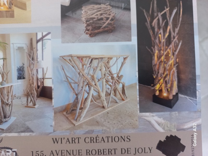 magasin de meubles pour console en bois flotté et alliance métal sur Montpellier proche de lattes