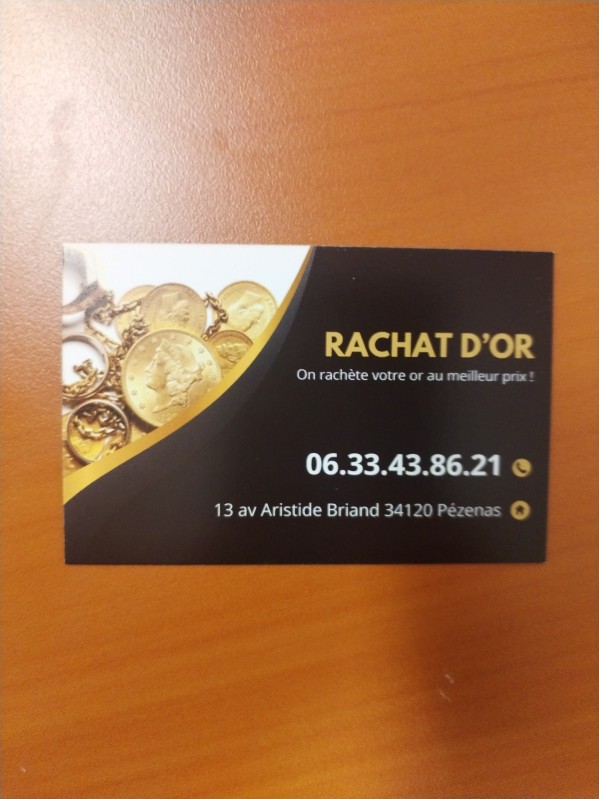 trouver une boutique de rachat d'or qui rachète les bijoux en or 18 carats avec estimation rapide à Pézenas proche de Béziers dans l'Hérault