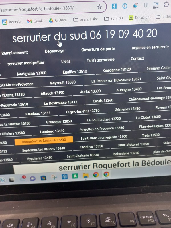 dépannage serrurerie chez un particulier à Aubagne