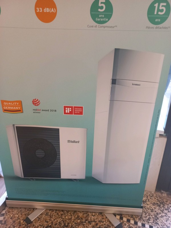 Rénovation d'une chaudière à fioul par une pompe à chaleur air/eau dans une villa de Nîmes à côté de Lunel