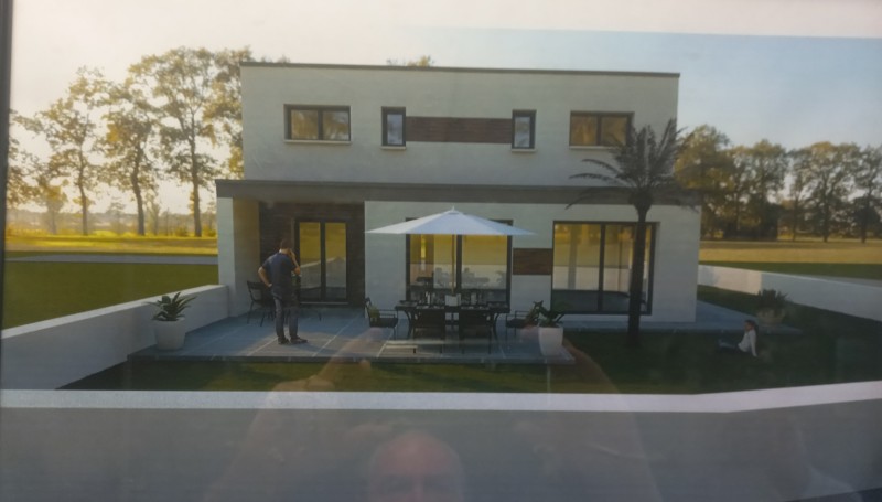 construction d'une villa individuelle à étage avec grande terrasse et garage sur Saussan à côté de Pignan