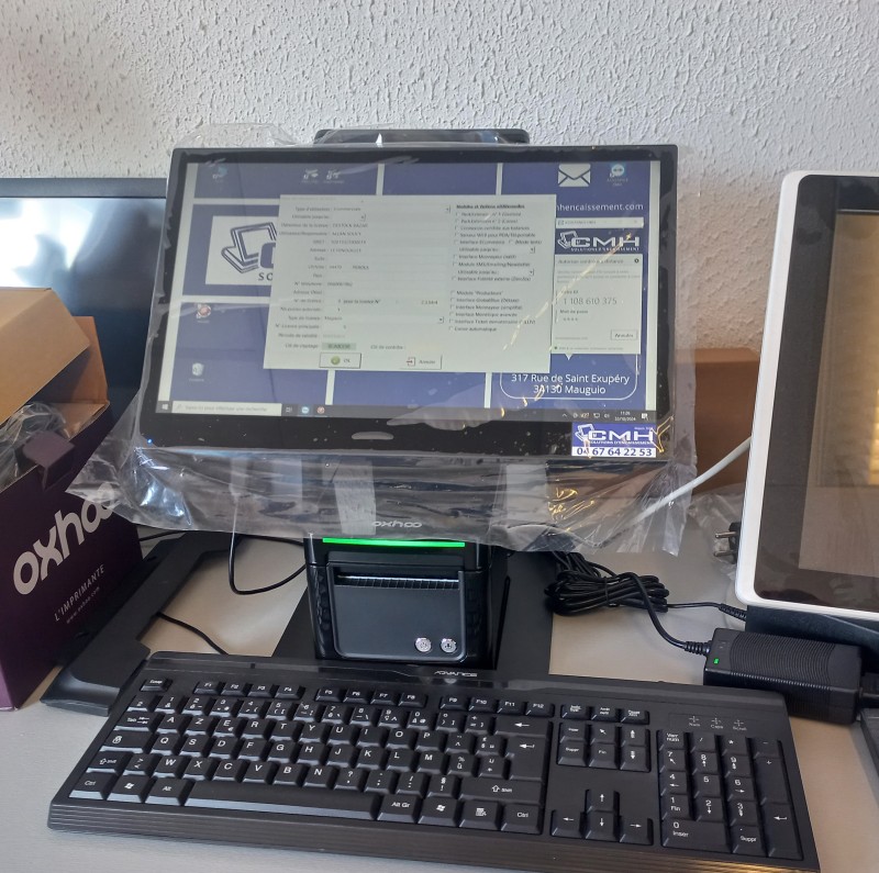 installation de caisse enregistreuse tactile pour un restaurant sur Sète proche de Frontignan