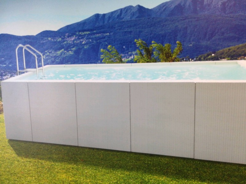 Installation et pose d'une piscine hors-sol tubulaire laghetto Uzès près d'Anduze