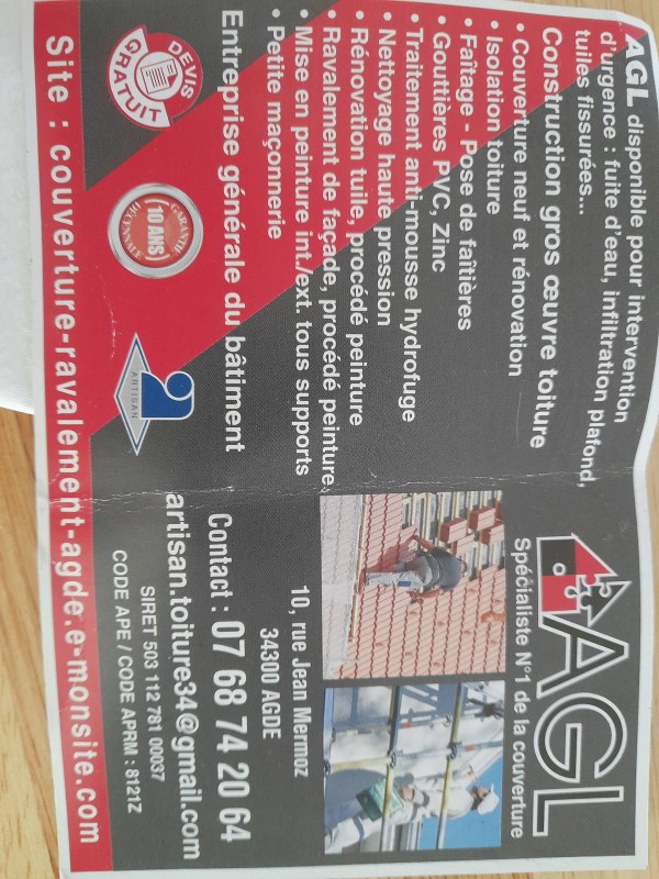 Vous recherchez un couvreur toiture pour isolation sur Agde dans l'Hérault.