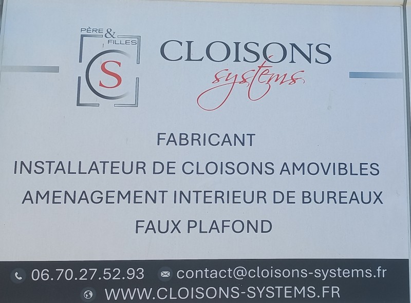 société agencement de bureau pour pose et installation de cloisons amovibles vitrées ou pleines sur Montpellier à côté de Nîmes