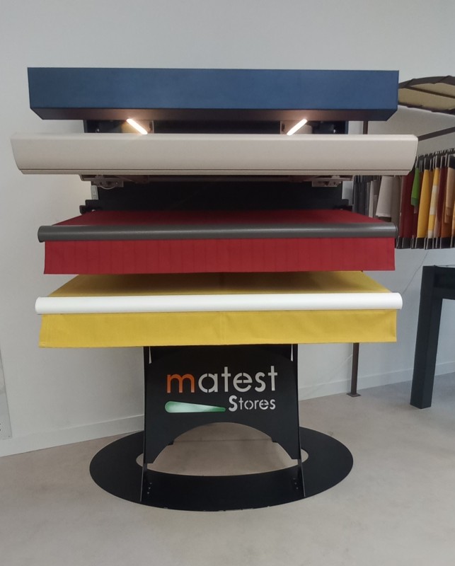 rénovation d'une toile d'un ancien store banne sur Anduze proche d'Alès