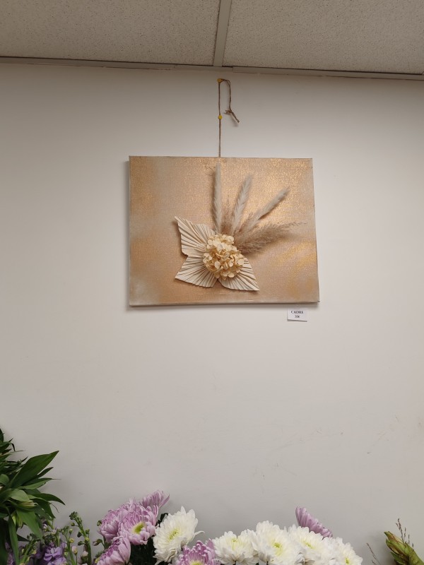 cadre composition florale avec décoration sur mesure Marseille 13012