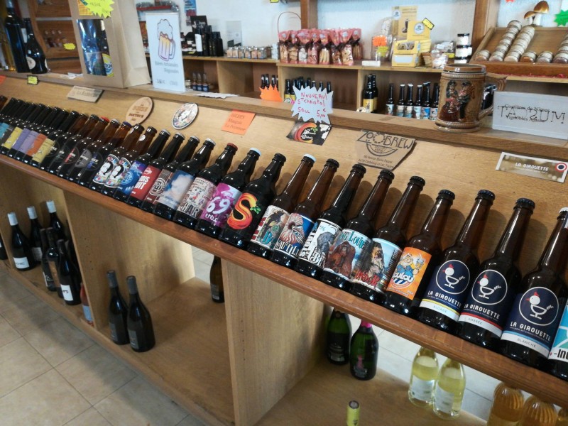 Magasin vendant des bières artisanales de la région de Montpellier et l'Hérault