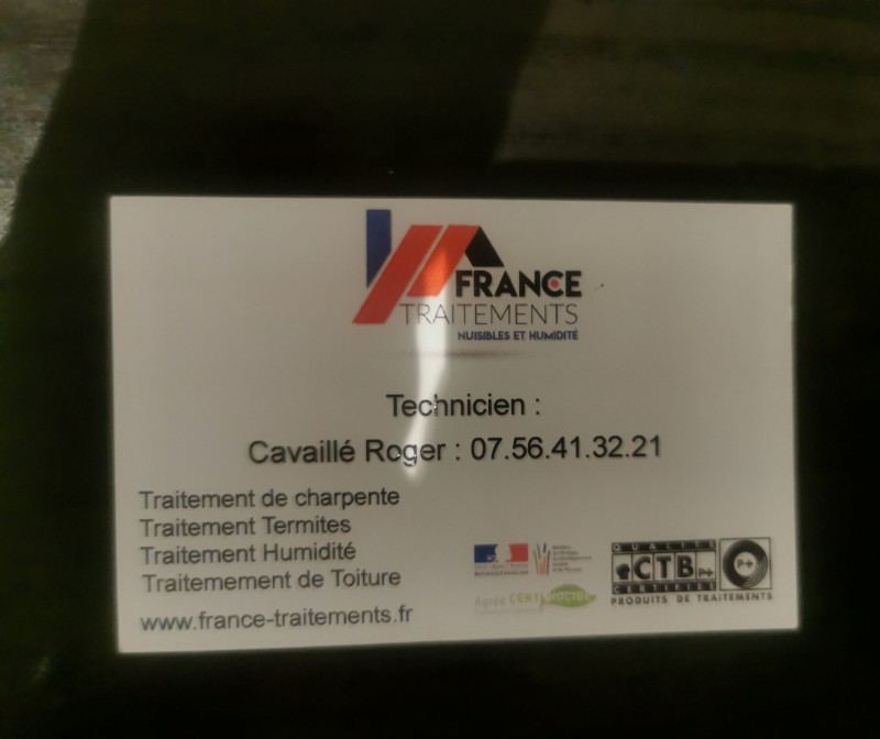 entreprise de traitement de charpente traitement de termites et humidité sur Pézenas dans l'Hérault