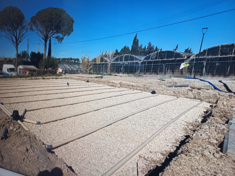 création d'une micro station d'épuration pour un lotissement au Pennes-Mirabeau