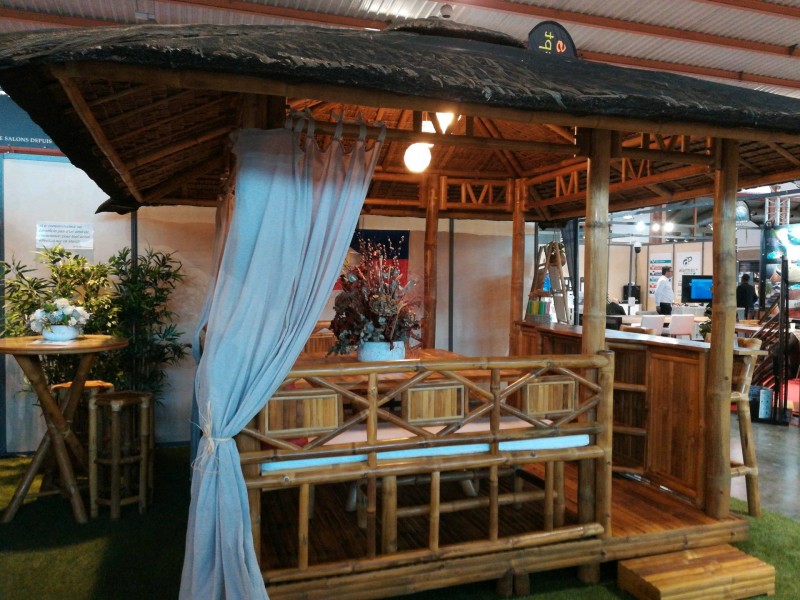 Vente de paillote en bambou pour jardin extérieur Nice Côte d'Azur