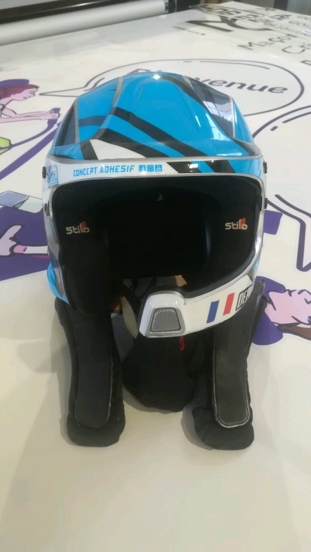 Kit pour personnalisation de casque de compétition automobile pour professionnel ou amateur à Bourg-en-Bresse où Thiers