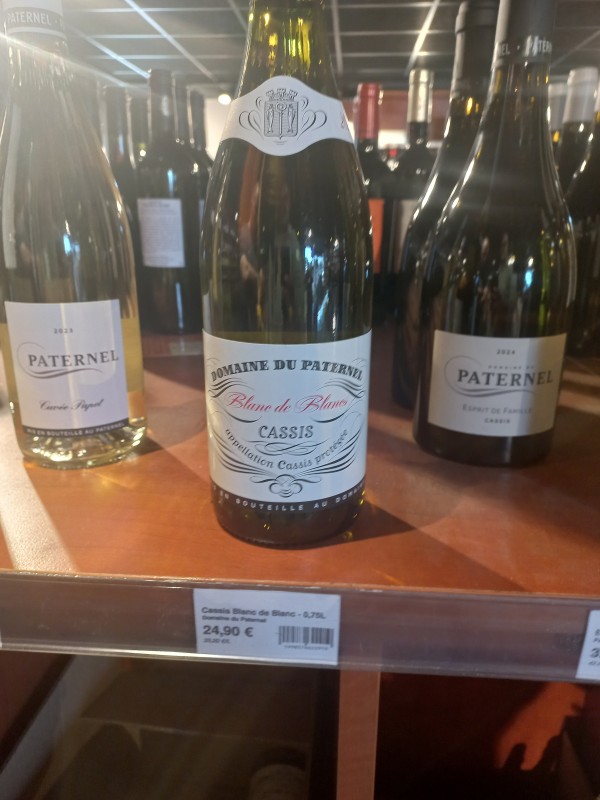 caviste pour vente de vin blanc domaine du paternel sur Marseille 13012 proche de Plan-de-Cuques