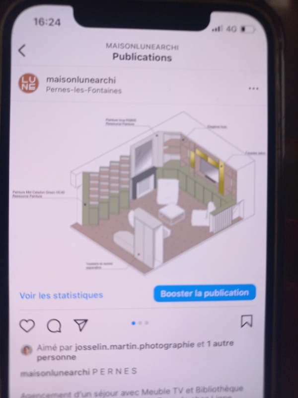 Aménagement intérieur sur mesure d'un séjour à Pernes-les-Fontaines dans le Vaucluse