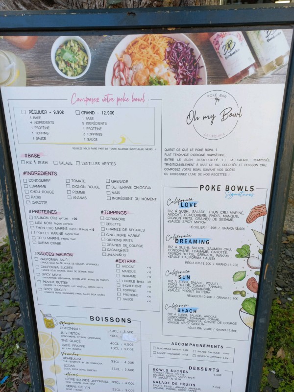 Pokeball végétarien sur Castelnau-le-Lez proche de Montpellier dans l'Hérault