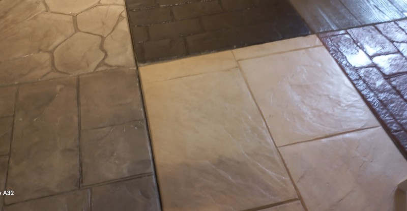 entreprise spécialisée et expert en béton décoratif imprimé pour une villa sur Montpellier proche de Sète