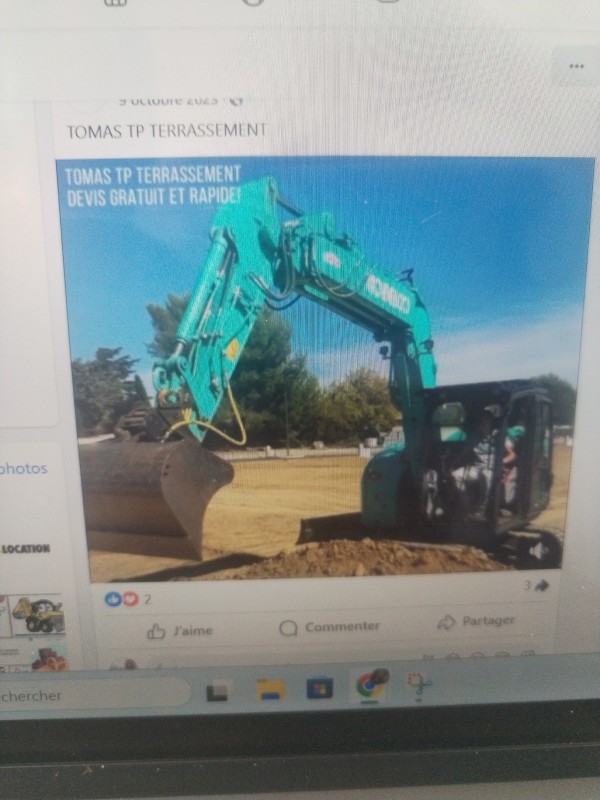 entreprise de terrassement et aménagement extérieur chez un particulier à Pézenas dans l'Hérault