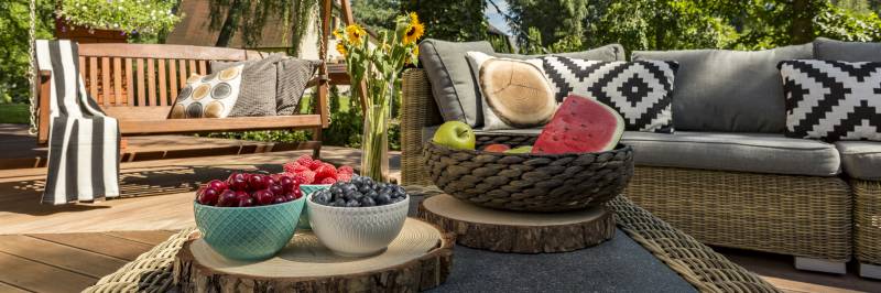 Salon de jardin design à Cannes