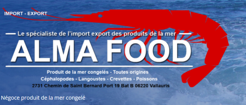fournisseur spécialiste des produits de la mer surgelés à cannes