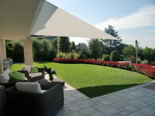 Voile d'ombrage motorisée Bassin d'Arcachon