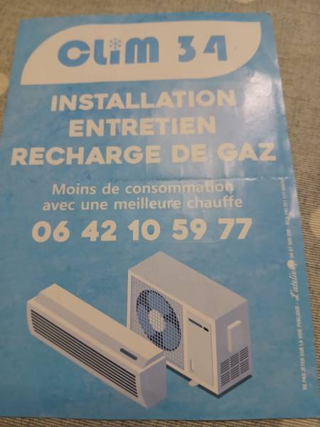 installation entretien et recharge de gaz pour climatisation maison à lunel dans l'Hérault