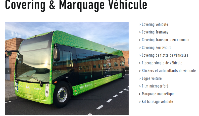 Entreprise de covering pour bus, transport en commun et mobilité dans la ville de Toulouse 