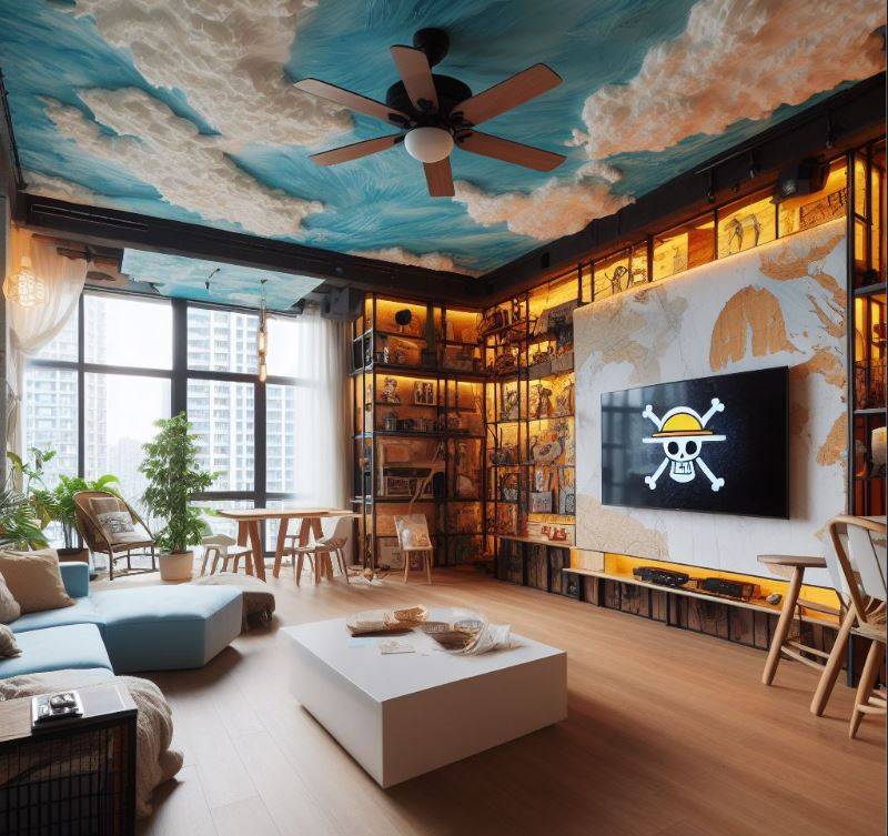  appartement inspiré de la série Netflix One Piece