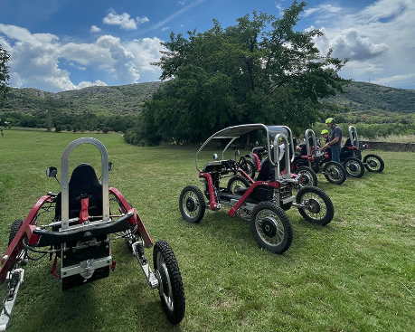 comment organiser une randonnée découverte en quad avec accompagnateur sur Montpellier proche du Salagou.