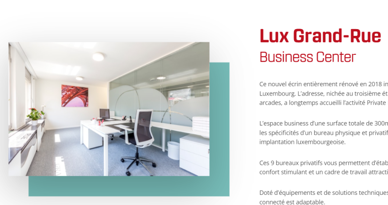 Bureaux à louer pour entreprises au centre de Luxembourg ville près de la gare