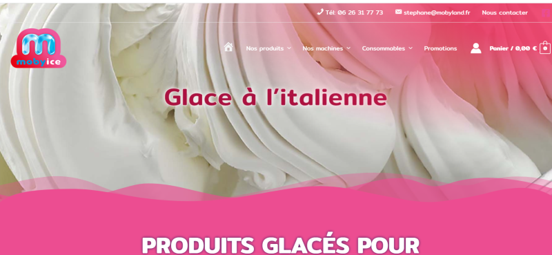 fournisseur de glaces pour professionnel à Bagnols dans le gard
