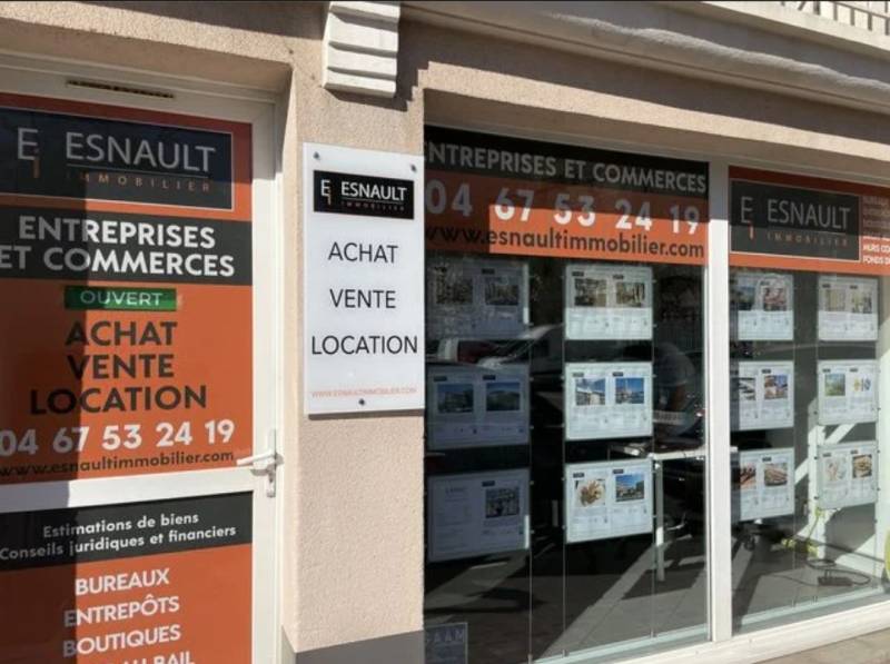 Notre agence Esnault immobilier à Sète. 