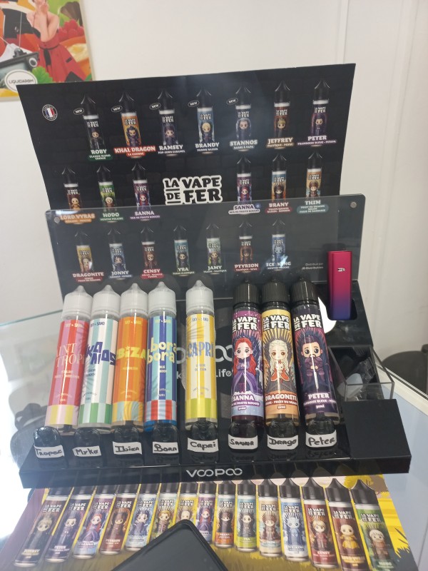 vente de liquide cigarette électronique de la marque la vape de fer à Marseille 13 008