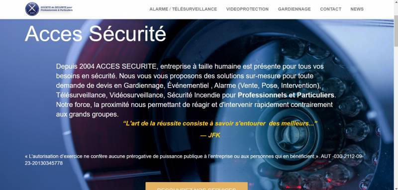 Cherche une société spécialisée dans la sécurité électronique à Nîmes dans le Gard