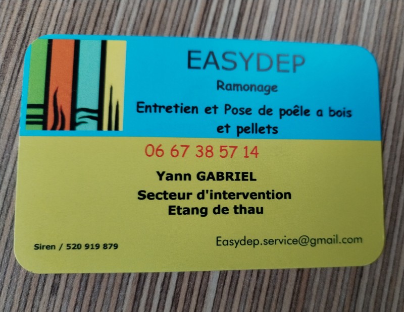 dépannage urgence chez une cliente pour ramonage de poêle à bois à Mèze