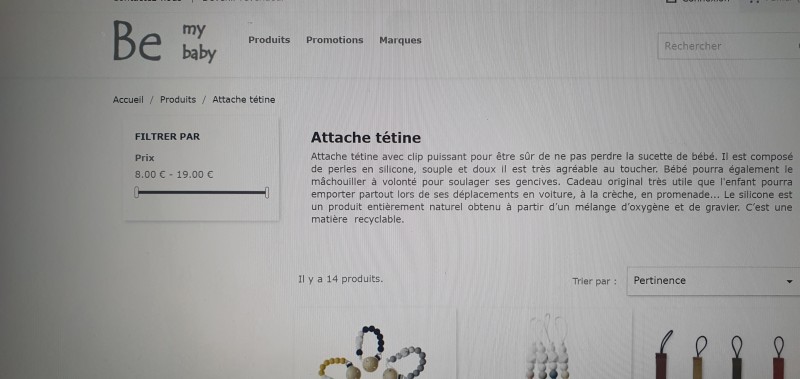 Attache tetine de qualité à Marseille