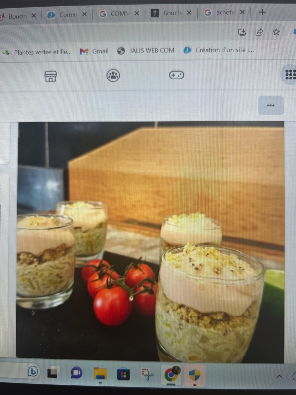  Verrine, fondue de poireaux chez maison à Sète dans l’Hérault 