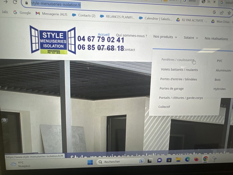  Installation de fenêtre coulissante en aluminium à Mauguio dans l’Hérault 