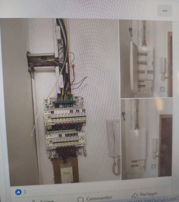 mise en conformité d'un tableau électrique chez un client du secteur de Montpellier proche de Saint-Jean-de-Védas.