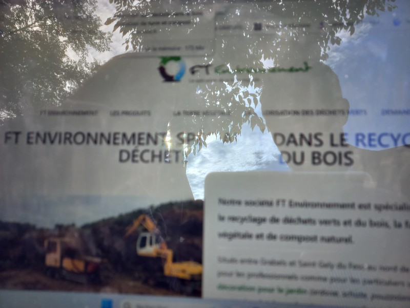 gravier pour aménagement sur la commune de Saint Gely du Fesc dans l'hérault