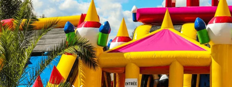 Idée d'animation anniversaire pour fille de 8 ans : Structure gonflable à Nîmes dans le Gard