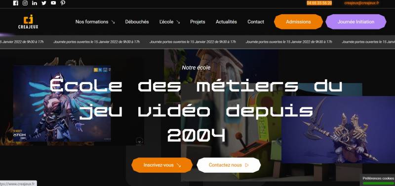 Cherche formation spécialisée programmeur jeu vidéo à Strasbourg en Alsace