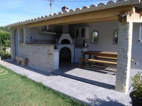 Construction d'un abri piscine et d'une cuisine d'été dans une maison à Allauch proche Marseille 13013